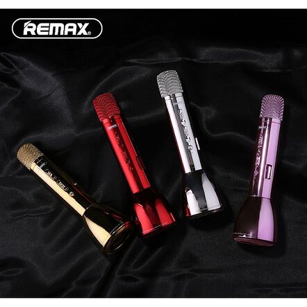 Караоке микрофон-колонка Remax RMK-K03 (AUX, Bluetooth, KTV)